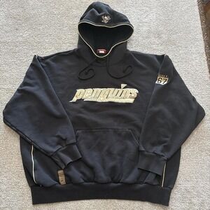Pittsburgh Penguins Majestic Hoodie 2X Black Embroidered NHL